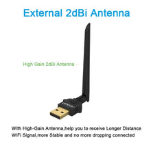 Load image into Gallery viewer, 1200MBS WIFI w/ 2dB Antenna
