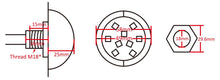 Load image into Gallery viewer, 9 LED Puck Lights with Converters IP65
