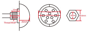 9 LED Puck Lights with Converters IP65