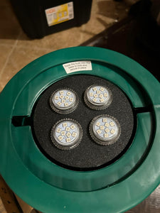 RRBL 3D Printed or STL Kit for 4 9 LED Pucks