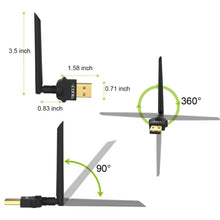 Load image into Gallery viewer, 1200MBS WIFI w/ 2dB Antenna
