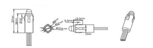 Pro 12v WS2811 Fully Upgraded xConnect Pigtail Resistor Bullet Pixel