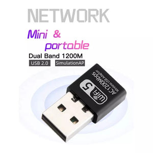 1200MBS Mini WIFI USB Adapter