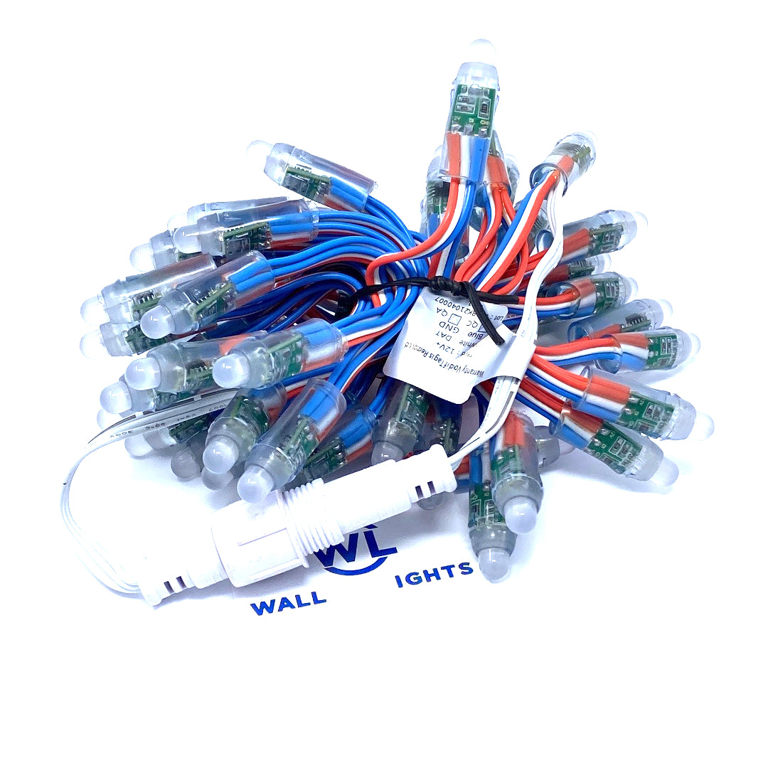 Pro 12v WS2811 Ray Wu Pigtail Fully Upgraded Resistor Bullet Pixel ...