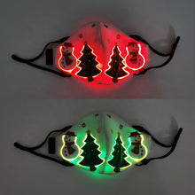 Load image into Gallery viewer, Holiday LED Face Mask
